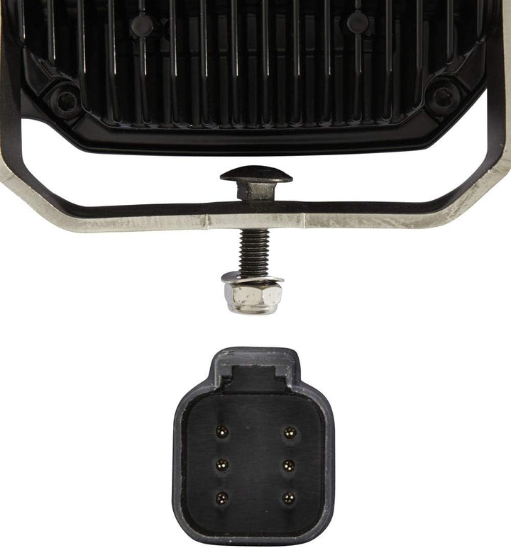 HELLA - LED-Hauptscheinwerfer - C140 - 24/12V - Anbau - Lichtscheibenfarbe: transparent - Stecker: D