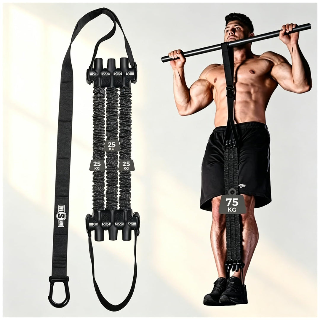 INNSTAR Klimmzugband, Verstellbar Resistance Bands Pull Up Klimmzughilfe, Innovative Klimmzug Bänder