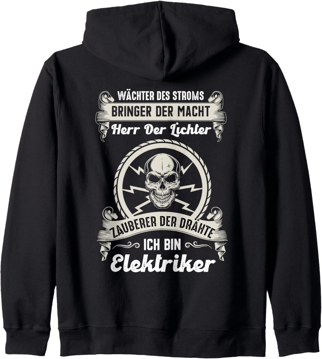 Elektriker Wächter des Stroms - Elektroniker Spruch Kapuzenjacke