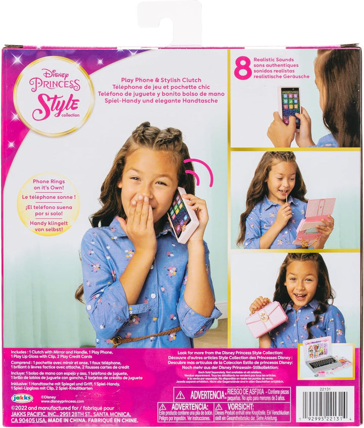 Disney Princess - Style Collection - Spieltelefon & stylische Tasche - enthält Spieltelefon, Spiel-L