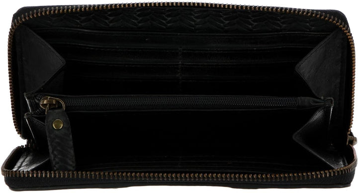 Chiemsee Geldbörse Echt Leder schwarz Damen - 020645 Black, Black