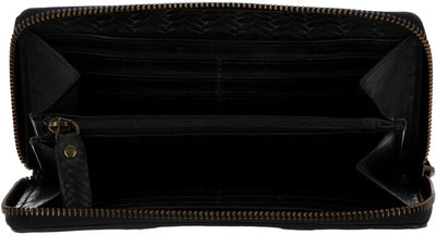 Chiemsee Geldbörse Echt Leder schwarz Damen - 020645 Black, Black