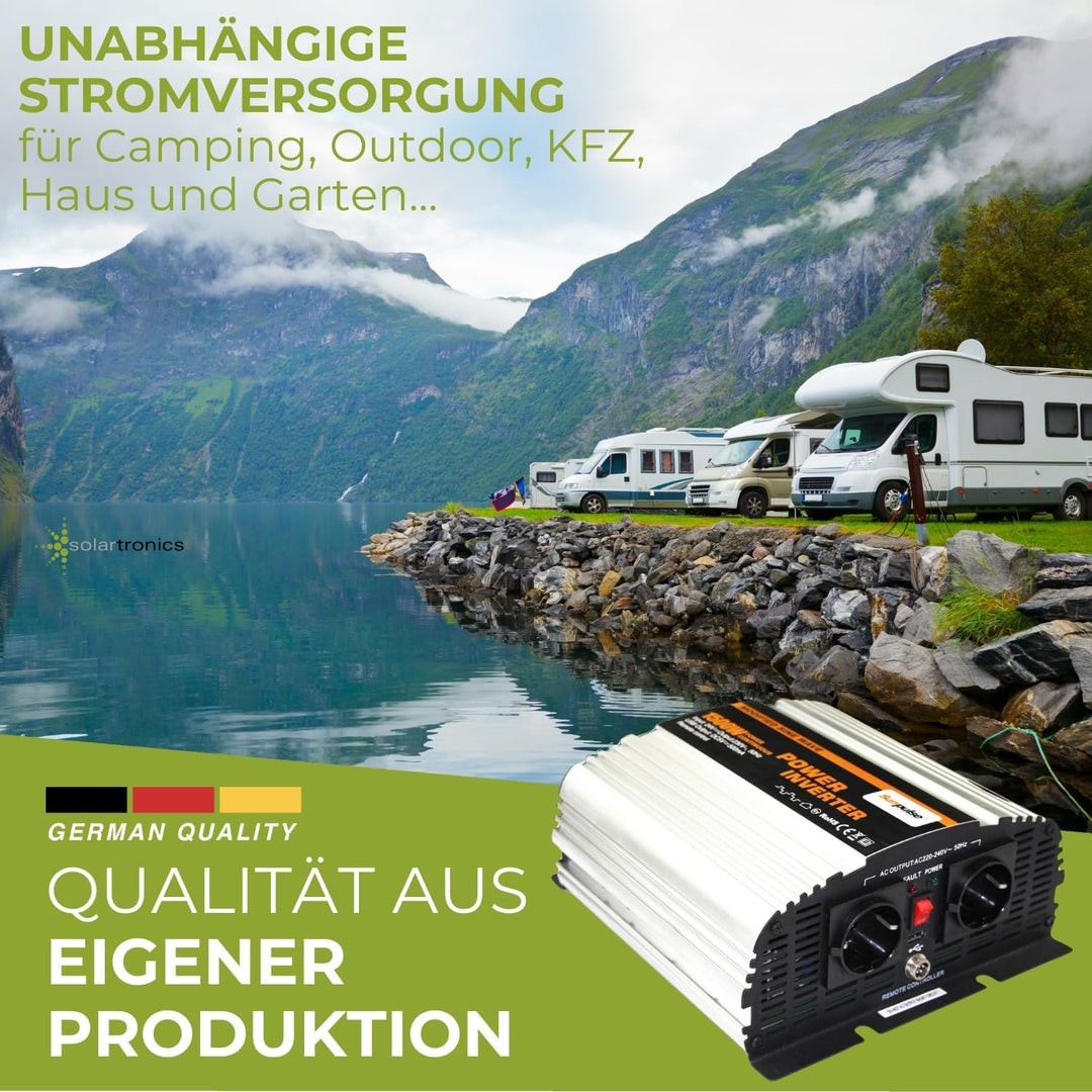 Spannungswandler NS 24V 1500 Watt Inverter Wechselrichter