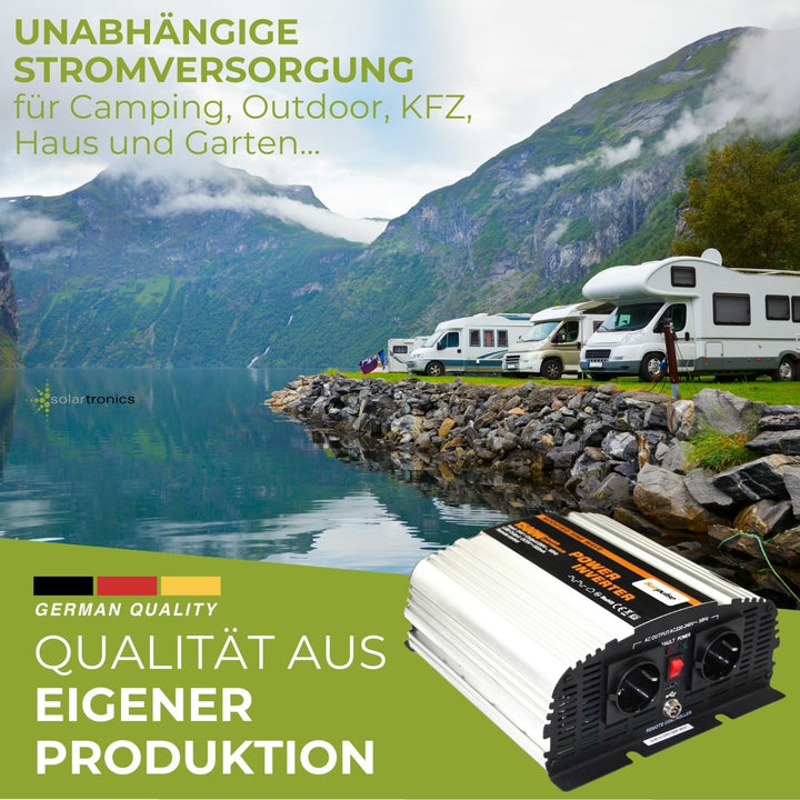 Spannungswandler NS 24V 1500 Watt Inverter Wechselrichter
