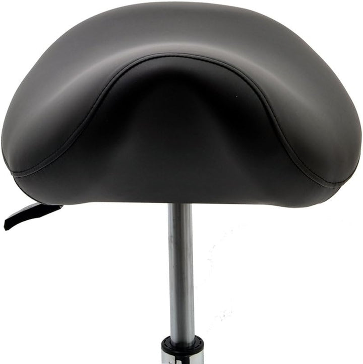 Promafit Sattelhocker/Sattelstuhl mit Gummirollen für alle Böden und Metallfuss - ergonomisch - stuf