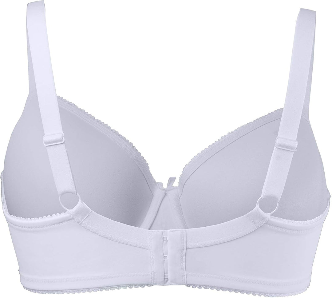 Ulla Popken Damen Basic, Rundhalsausschnitt, Slim, Baumwolle T-Shirt 85E Weiss, 85E Weiß