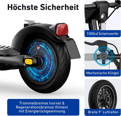 NIU E-Scooter mit & ohne Strassenzulassung (je nach Model bis zu 65km Reichweite & 120kg Belastung;