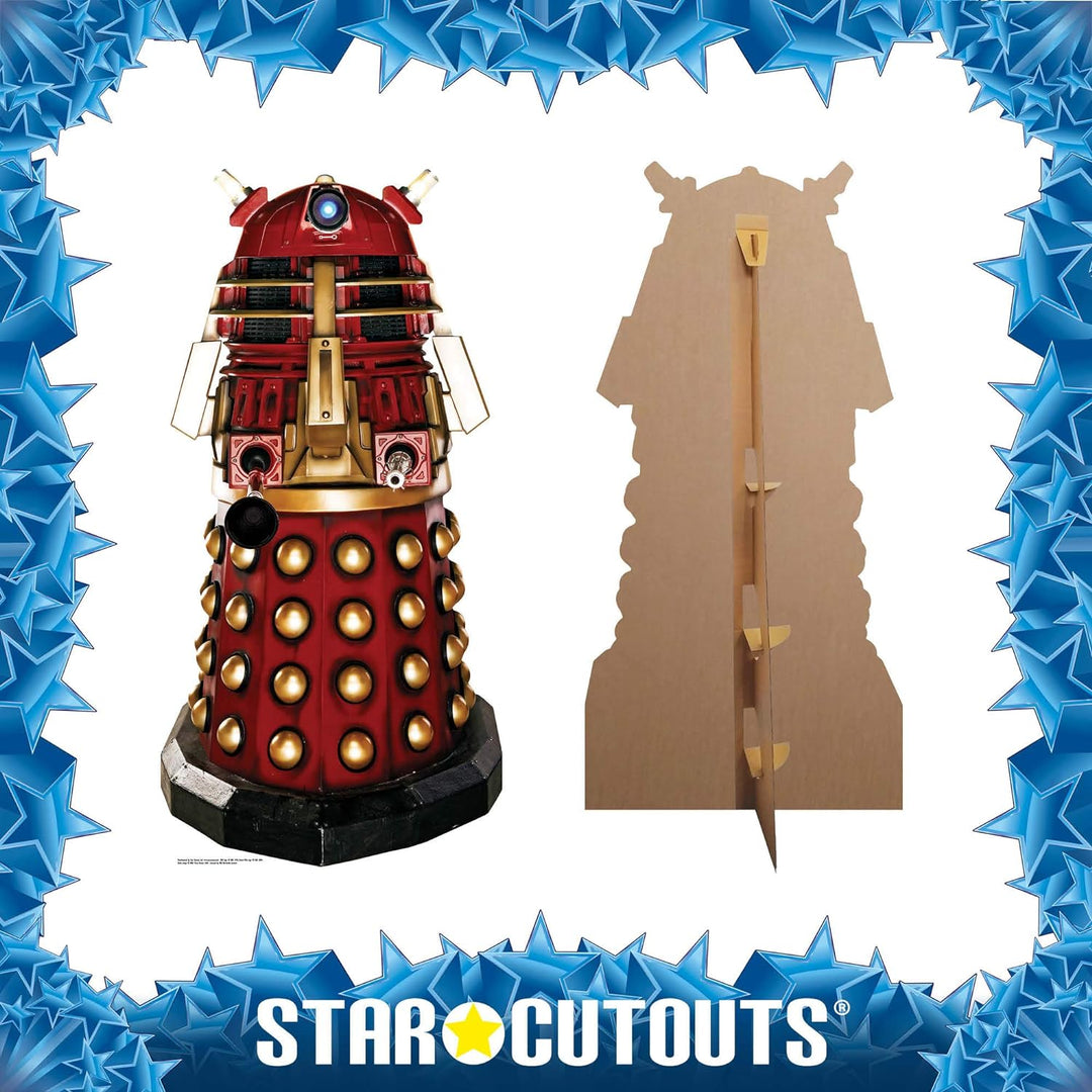 STAR CUTOUTS SC126 Pappaufsteller von Supreme Dalek (rot) Doctor Who, Mehrfarbig Roter Dalek, Roter