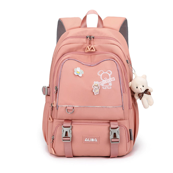 FANDARE Schulrucksack Schulrucksack Kinderrucksack Schultasche Jungen Mädchen Rucksack Schulranzen f