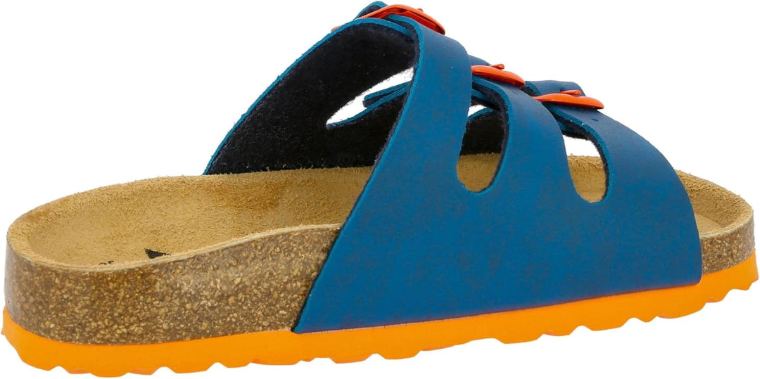 Lico Damen Bioline Pantoletten 27 EU Marine Orange, 27 EU Marine Orange
