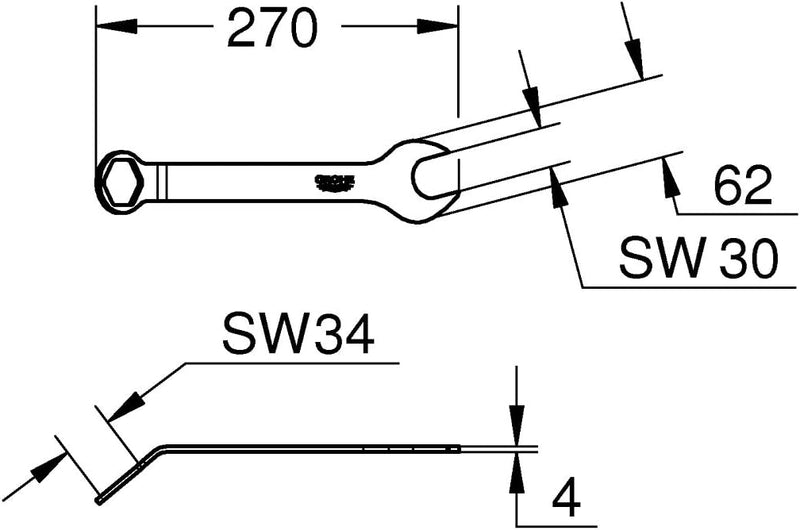 Grohe Spezialschlüssel 19377000