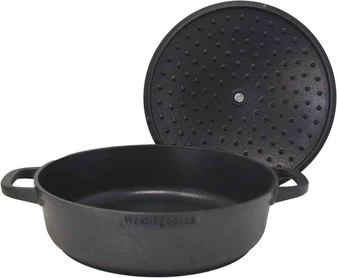 Westinghouse PERFORMANCE SERIES Schmorpfanne mit Deckel, Grosse Bratpfanne 28 cm für Induktion & all