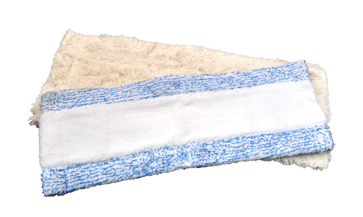 Bodentuch Set WEISSEXTREM und BLAUEXTREM 42 cm kompatibel mit Hara Leifheit und andere