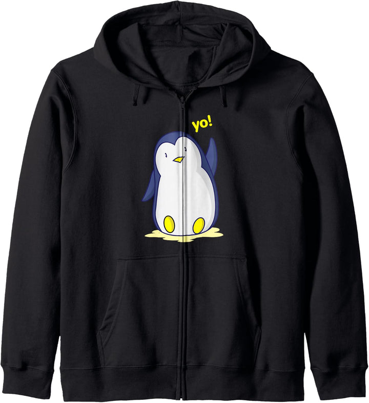 niedlicher Pinguin Kapuzenjacke