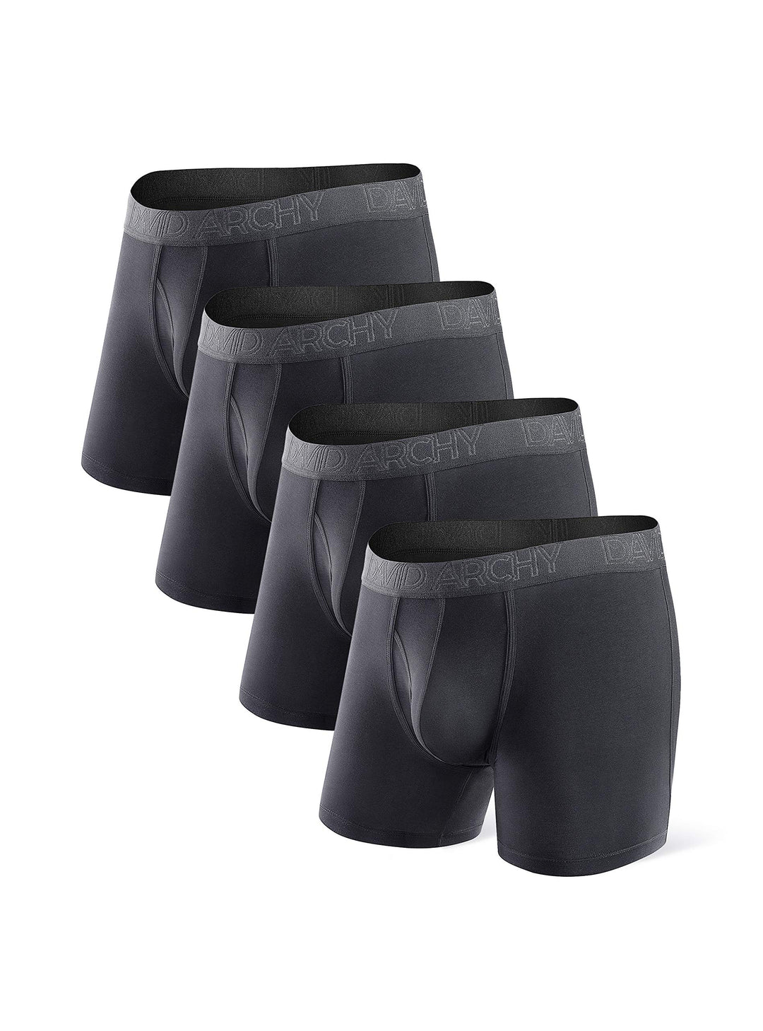 DAVID ARCHY Herren Boxershorts Mehrfachpack, Stretcken Klassischer Retroshorts, Unterhosen Männer, 5