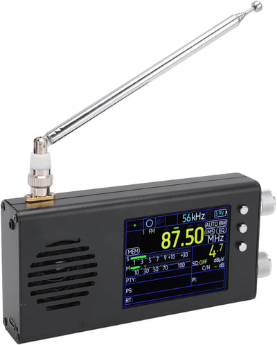 Tragbares SSB-Kurzwellenradio, AM FM SW CB VHF UHF WX AIR LW MW Vollband-Radioempfänger, 3,2-Zoll-LC