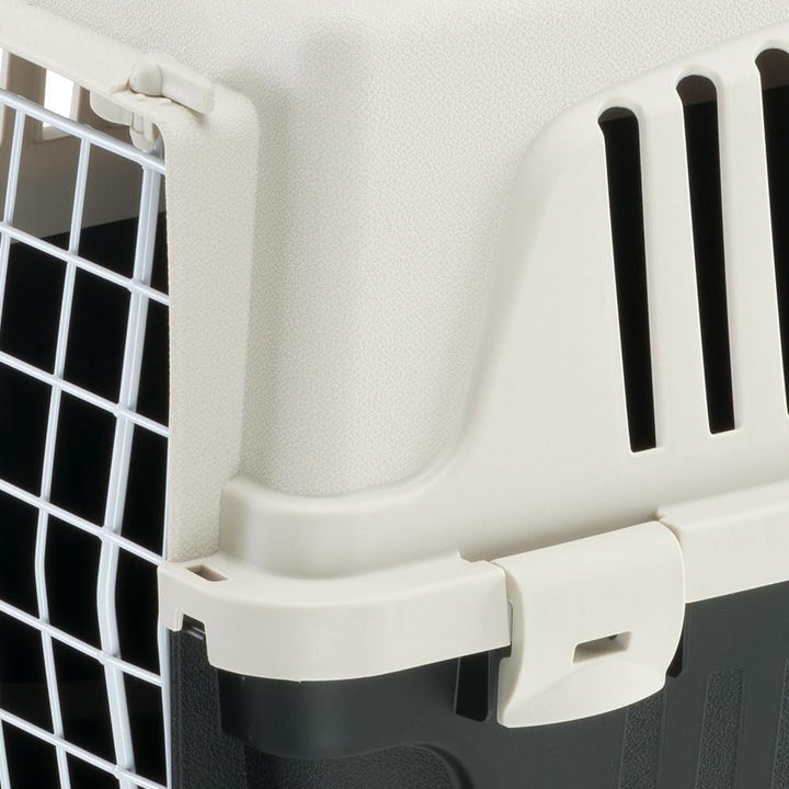 Ferplast Transportbox Katze, Hundetransportbox kleine Hunde und Katzen bis 5 kg, Tür aus plastifizie