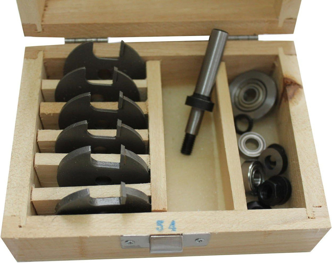 Edessö Scheibennutfräser-Satz 16-teilig Schaft 8 mm HSB 1