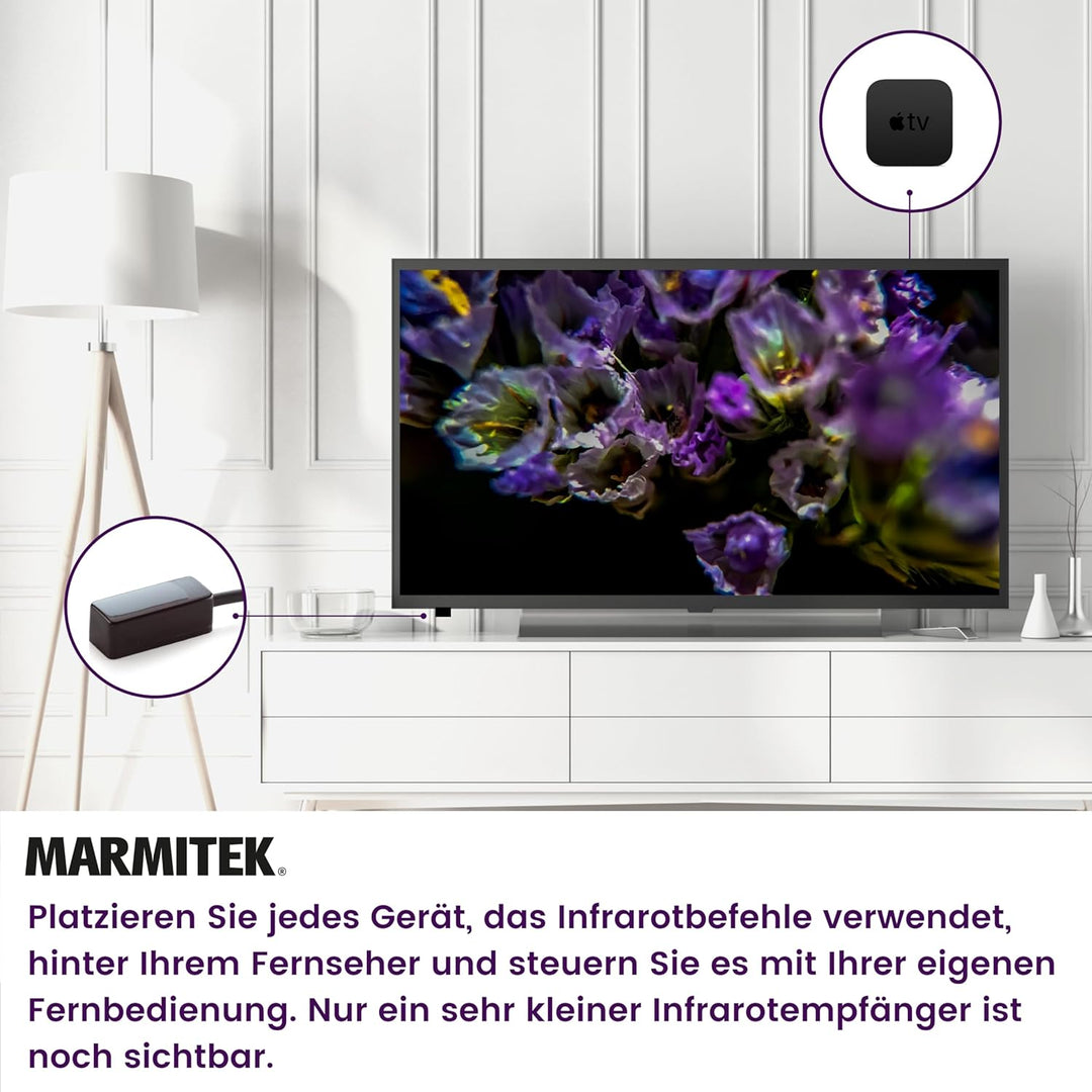 IR 8213 Extender - Marmitek IR100USB - IR Blaster - Steuergeräte hinter dem Fernseher mit Ihrer eige