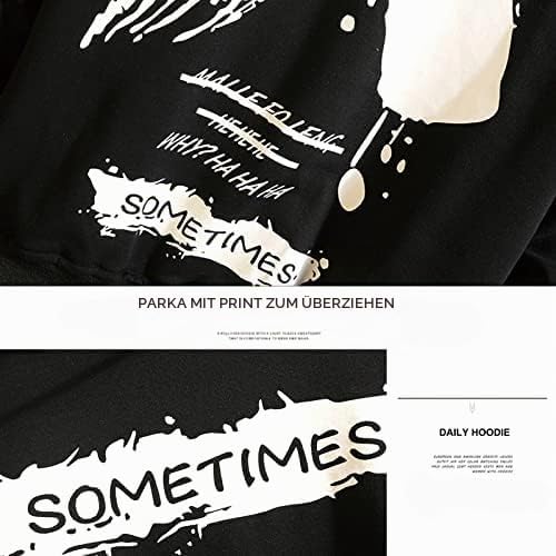Moshtashio Hoodie Herren Basic Kapuzenpullover Langarm Sweatshirts Classic Männer Sweatjacke Druck P