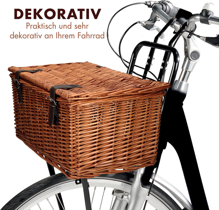 Bicycle Gear - Weidenkorb für Fahrrad,