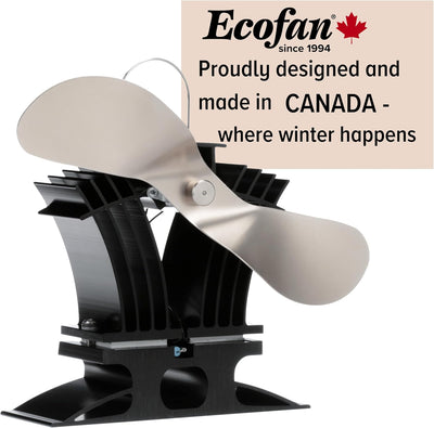 Ecofan Belair, Niedertemperatur, wärmebetriebener Ofenventilator, 238 m³/h, 806EUKBX, 22,86 cm-Blatt