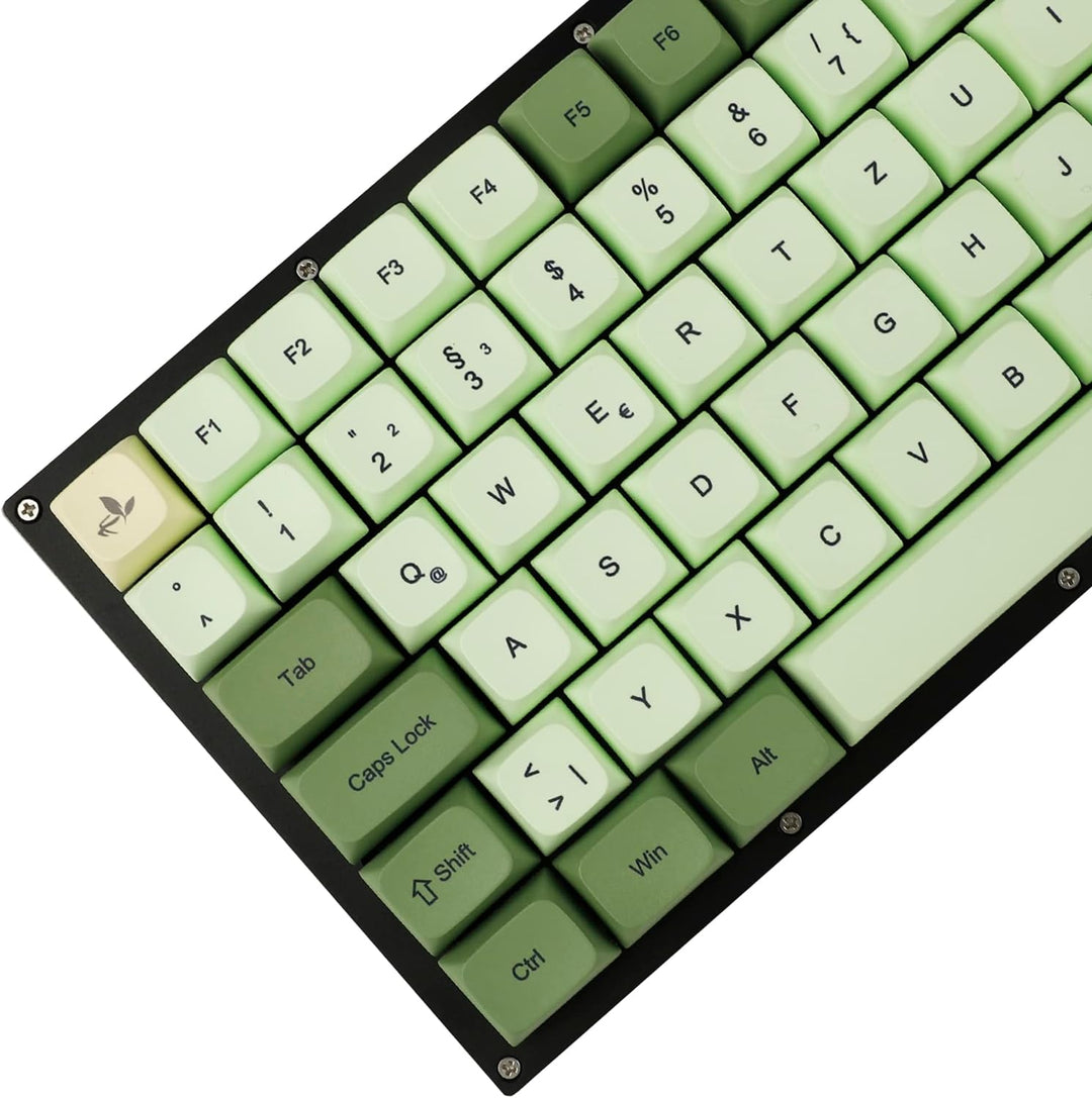 YMDK Matcha Dye Sub ZDA PBT Keycap XDA V2 Deutsch Französisch Spanien ISO Tastenkappen für MX Keyboa
