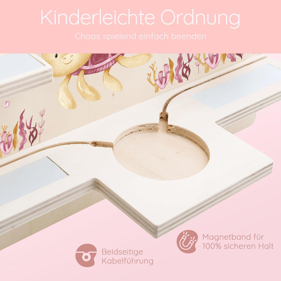 personalisiertes Tonie Regal für Kinderzimmer - Magnetisches Toniebox Regal für Toniebox1 & 2 Plus F