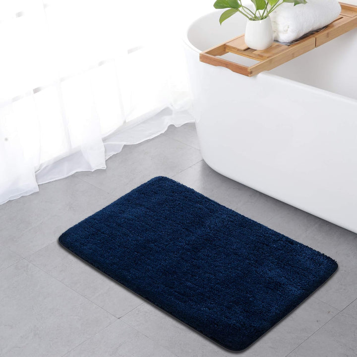 SFLXO Badematte 80cm x 50cm rutschfest-Badvorleger Maschinenwaschbar Anti-Rutsch Badteppich Weich Wa