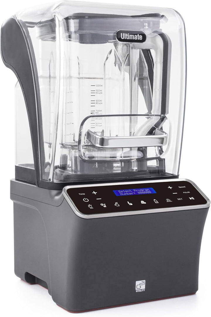Blender G21 Ultimate, graphitschwarz, Leistung von 1.500 W, 28.000 U/min, Behälter von 1,2 l, Touch