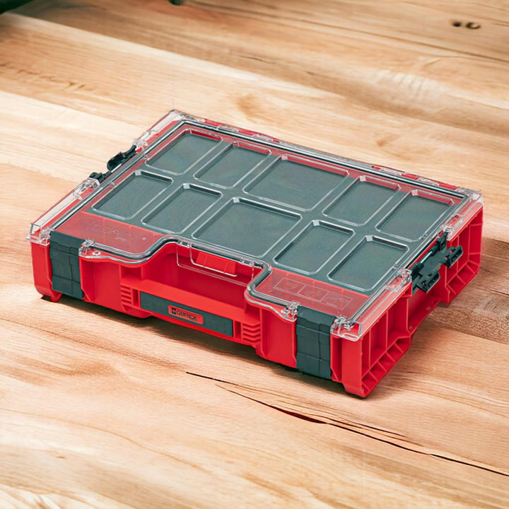 Qbrick System Pro Organizer 300 Red Mfi Ultra HD Sortimentskasten Sortierkasten Schraubenbox Sortier