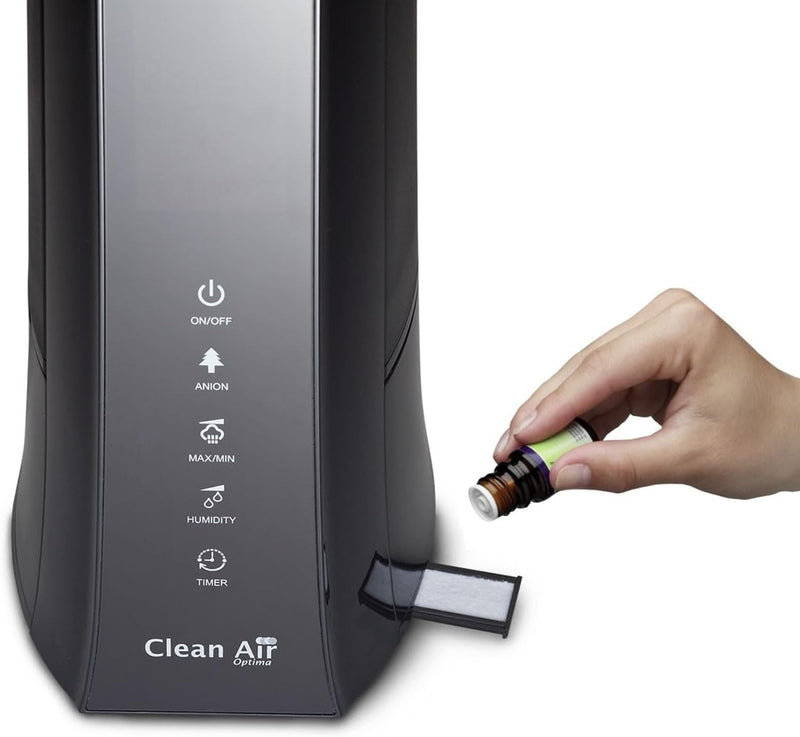 Clean Air Optima Luftbefeuchter CA-603 mit Ionisator und Aroma Vernebler, für Räume bis 45m²/100m³