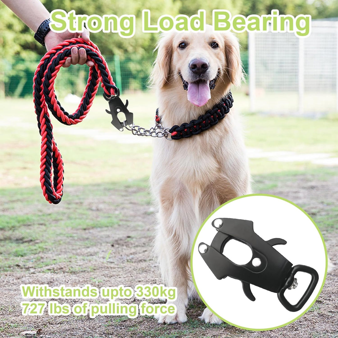 Frog Clip 2er Pack Platz Aluminium Locking Hundeleine Schnalle Drehbare Schnellverschlussschnalle Ro