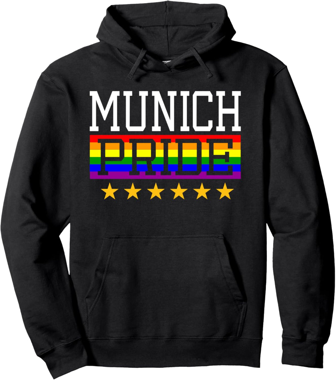 Munich Pride LGBT Lesbian Gay Schwul Homosexuell CSD München Pullover Hoodie