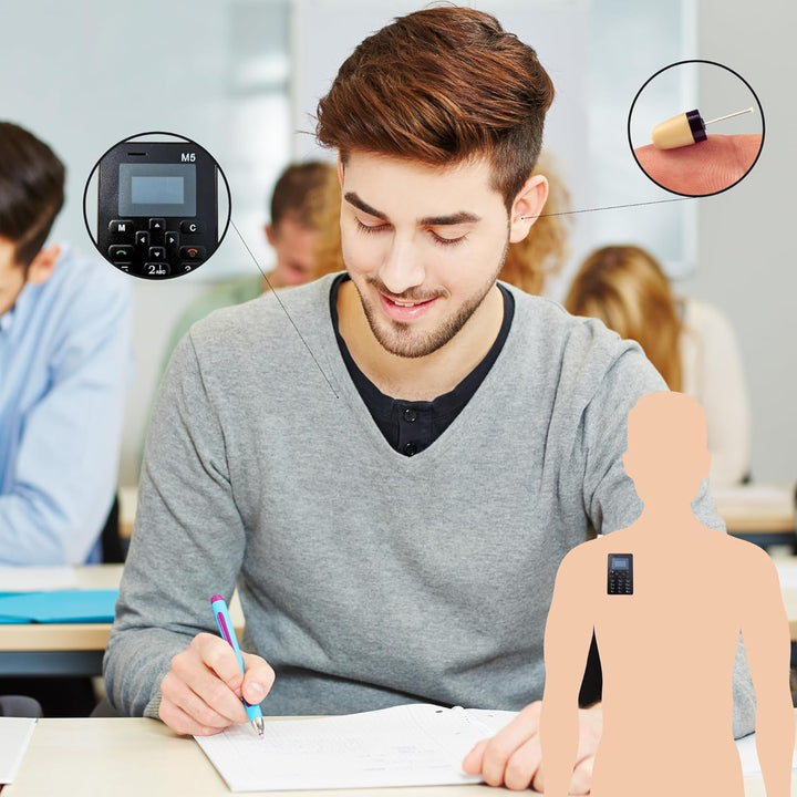 PingaOculto SpionageKopfhörer Prüfung GSM Mini VIP Pro Unsichtbare Kopfhörer für NanoSIM mit Mikrofo