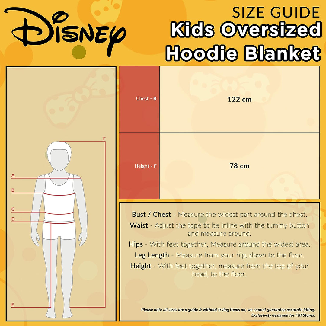 Disney Stitch Kapuzenpullover Mädchen, Übergrosse Hoodie Decke Kinder mit Sherpa-Kapuze und Kängurut