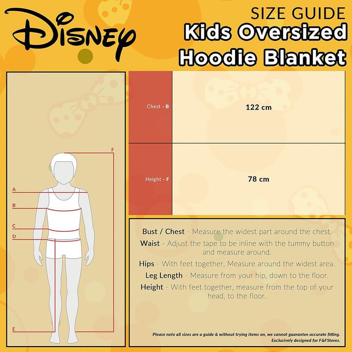 Disney Stitch Kapuzenpullover Mädchen, Übergrosse Hoodie Decke Kinder mit Sherpa-Kapuze und Kängurut