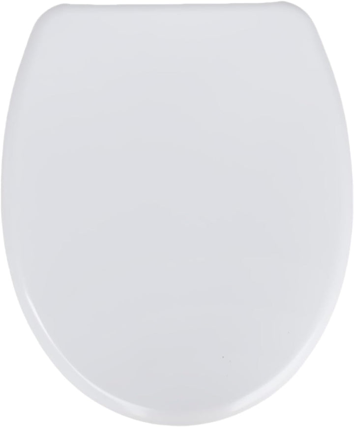 SINOBATH O-förmiger Premium-Duroplast Toilettensitz mit Edelstahl-Scharnieren & Sanftschliess-Funkti