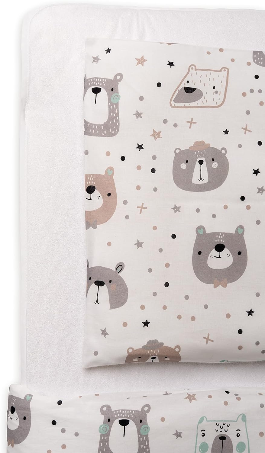 Flyideas Wasserdichter Matratzenschoner Babybett 80x160 cm, 2 STK. Zertif. Bambus - Matratzenschutz