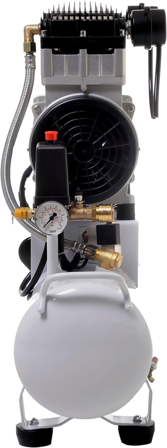 IMPLOTEX 1500W 2PS 18L Silent Flüsterkompressor Druckluftkompressor 60dB leise ölfrei flüster Kompre