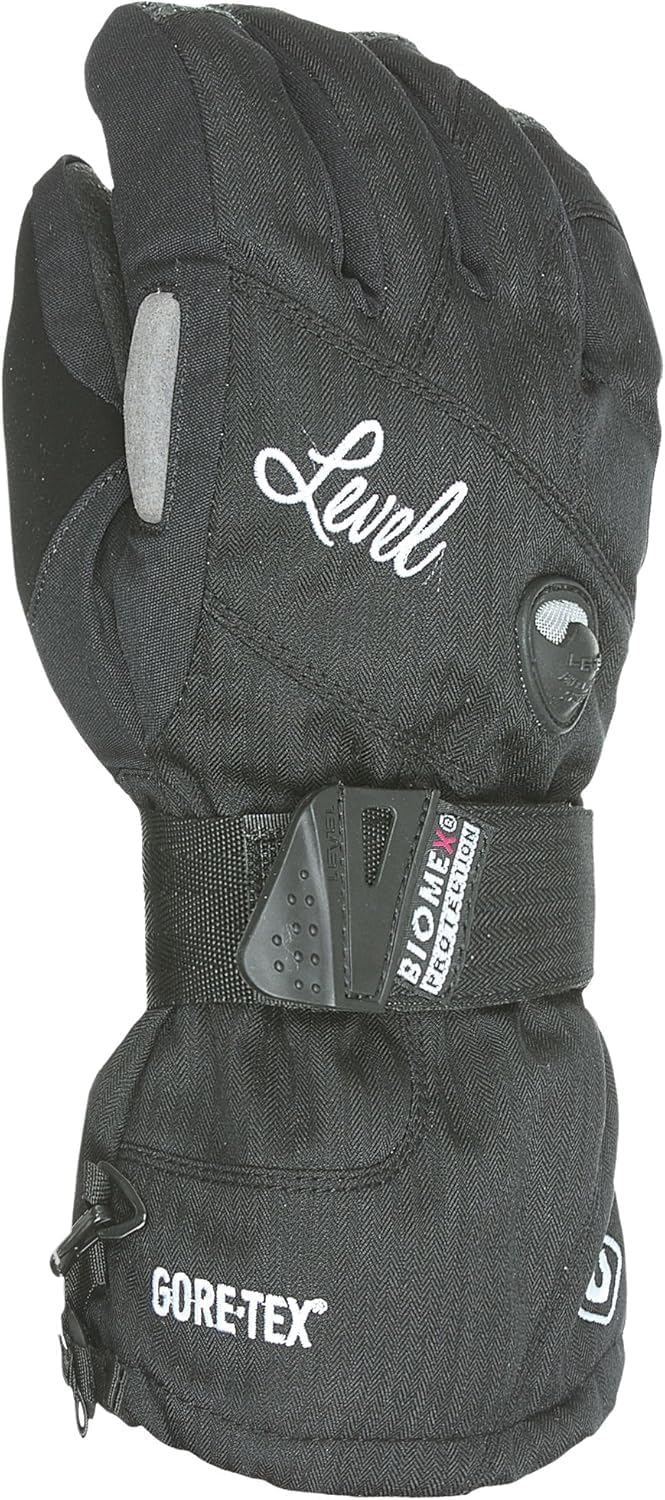 Level Damen Half Pipe GTX Handschuhe S Schwarz, S Schwarz