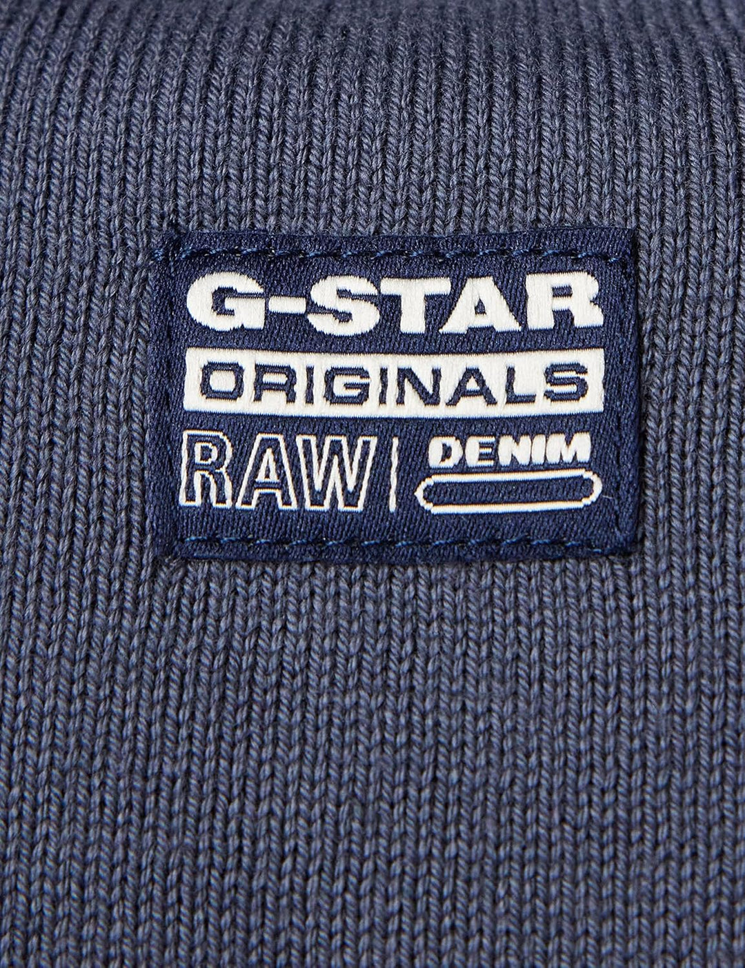 G-STAR RAW Herren Premium Core Turtle Knitted Pullover Knits L Blau (Fantem Blue D21933-c560-863), L