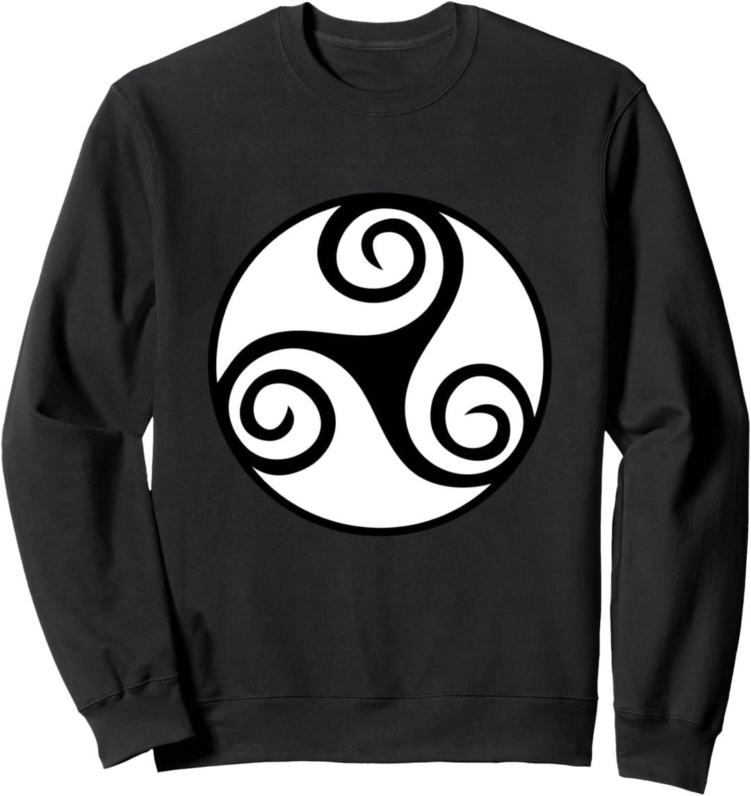 Triskele Triple Spiral Triskelion Celtic Sweatshirt