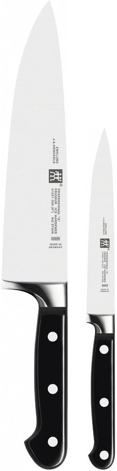 Zwilling Messerset Professional-S 2 teilig, Edelstahl, Silber/Schwarz, 38 x 28 x 28 cm, 2-Einheiten