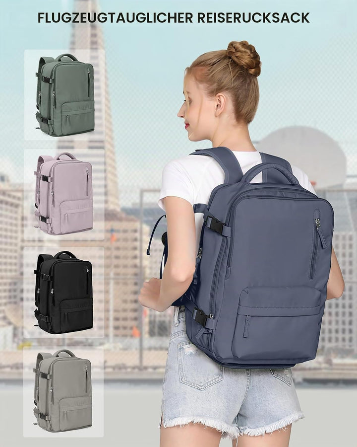 SZLX Vakuum Rucksack mit pumpe Ryanair Handgepäck 40x30x20 Damen Wizzair Handgepäck 40x30x20 Vakuum