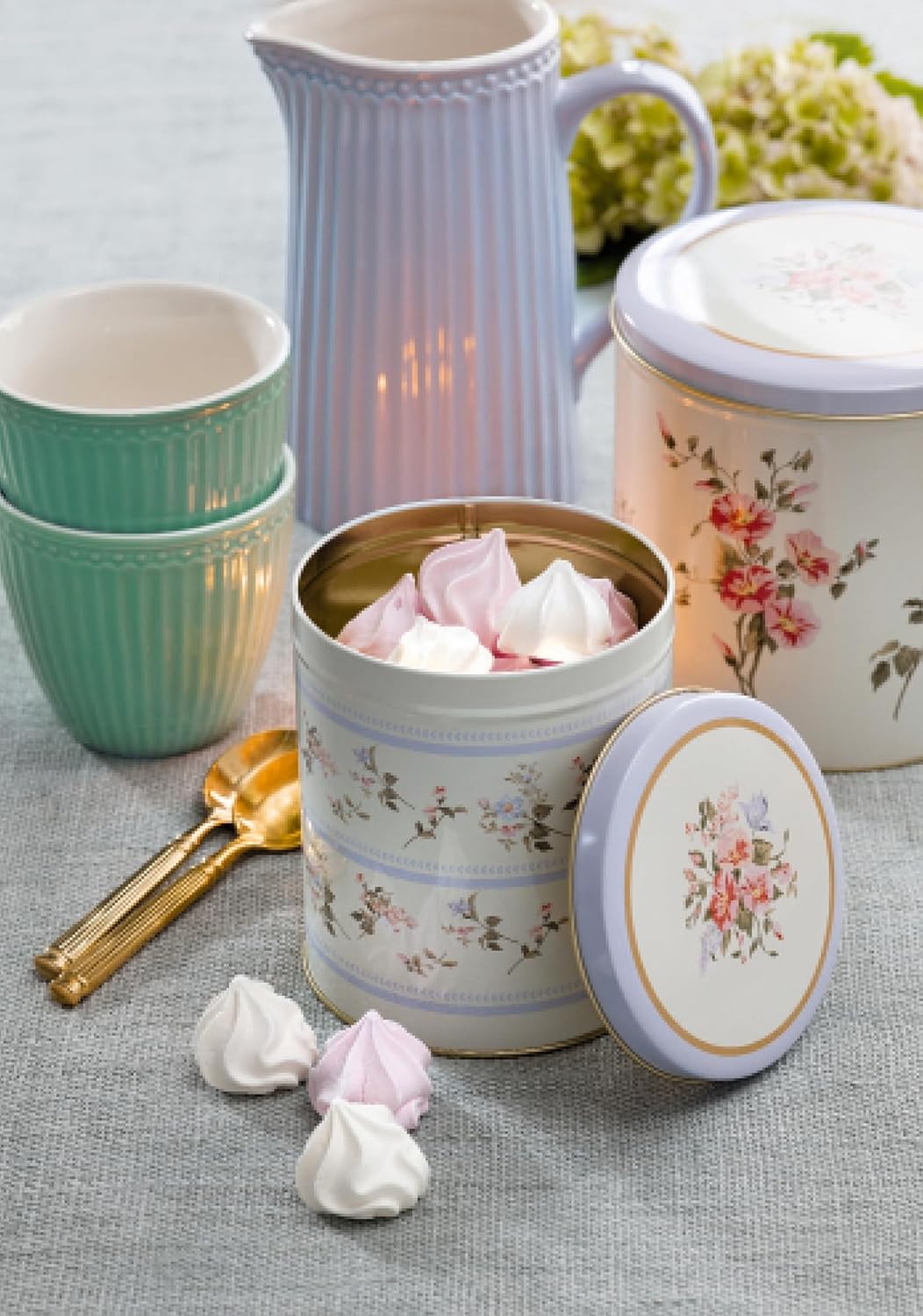 GreenGate - Teller, Frühstücksteller, Kuchenteller - Alice - Lavender - 23 cm