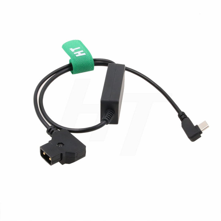 HangTon 65 W 5 V 3 A Stromkabel P-TAP D-Tap auf USB Typ C Schnellladung 61 Zoll für Telefon Tablet L