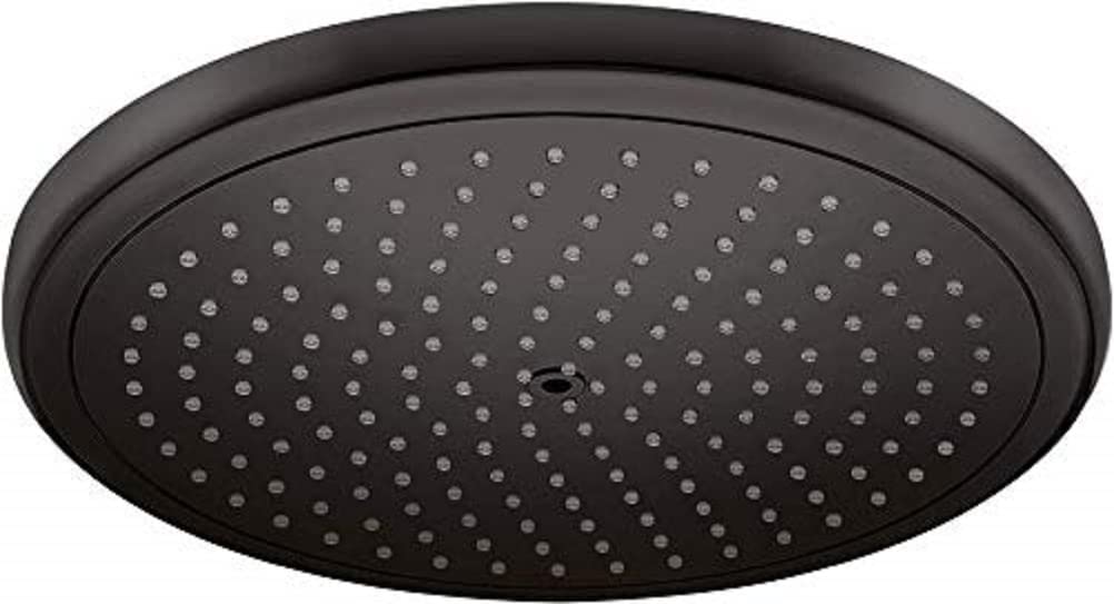 hansgrohe Duschkopf Croma 280, Kopfbrause/Regendusche rund, 1 Strahlart, Mattschwarz Mattschwarz 1 S