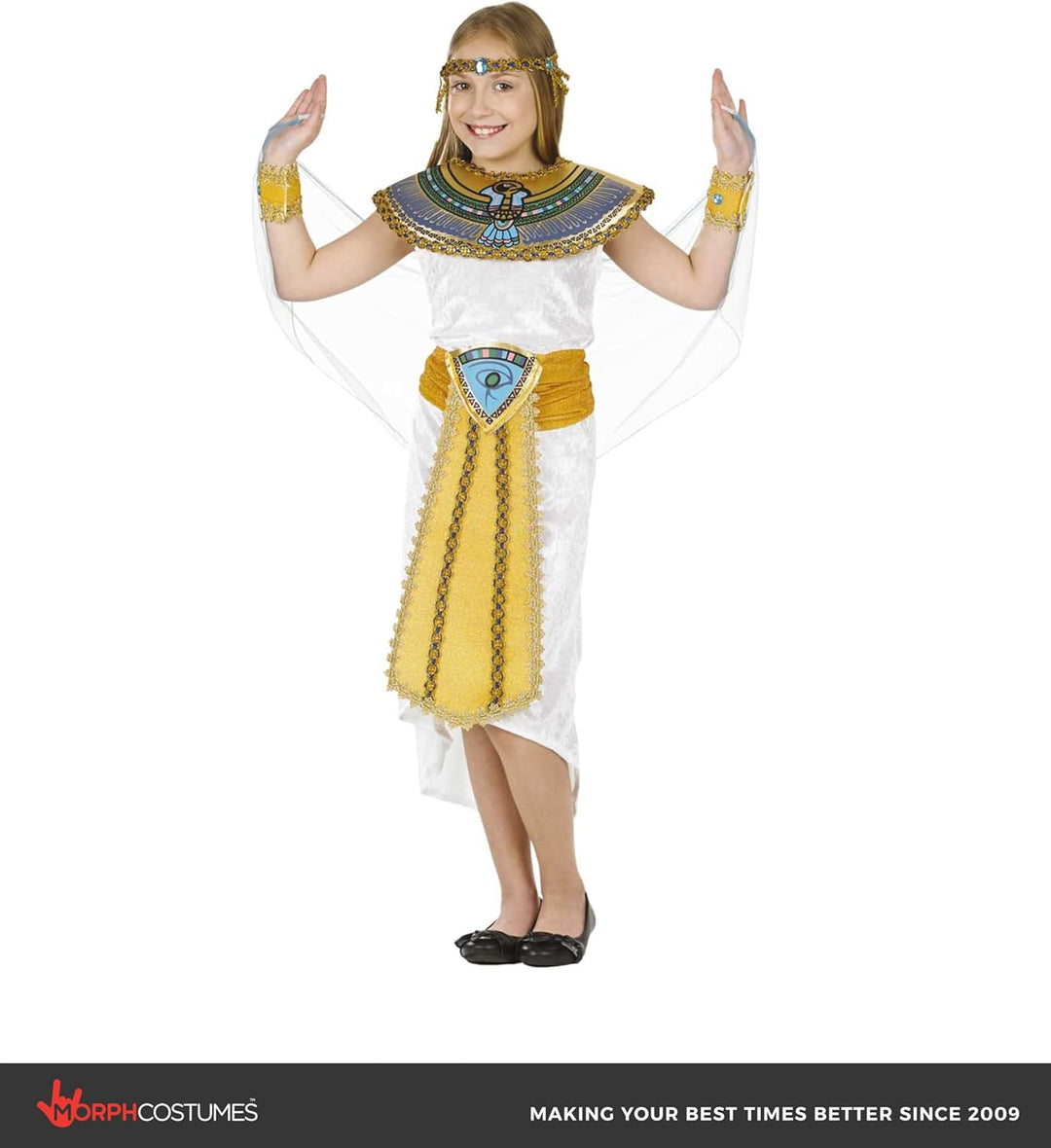 Fun Shack Pharao Kostüm Mädchen, Kostüm Cleopatra Mädchen, Cleopatra Kostüm Mädchen, Faschingskostüm