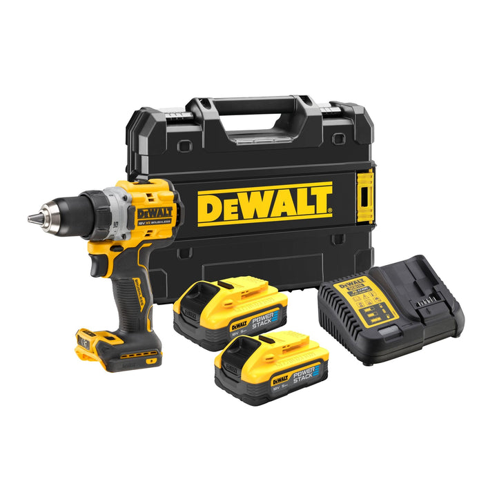 DeWalt DCD800H2T Bohrschrauber Powerpack – 2 Akkus 18 V 5 Ah – DCD800H2T-QW
